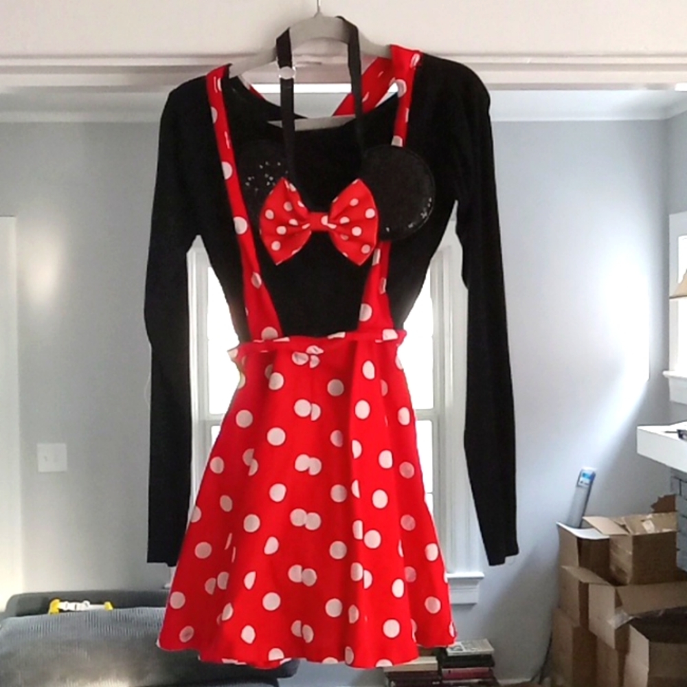 Handmade Girls 7/8 Classic Mini Mouse